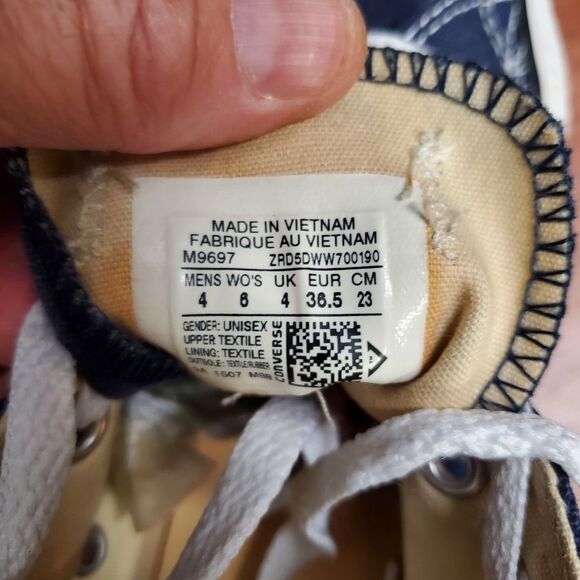 Converse Chuck Taylor All Stars Canvas Low Top UNISEX Sneakers M9697 - Picture 8 of 14